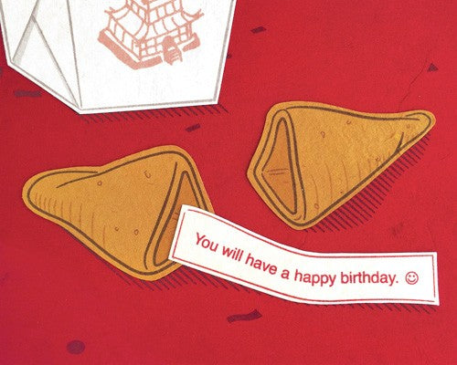 Fortune Cookie Birthday - One Strange Bird