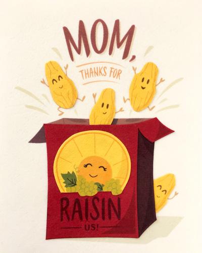 Raisin Mothers Day - One Strange Bird