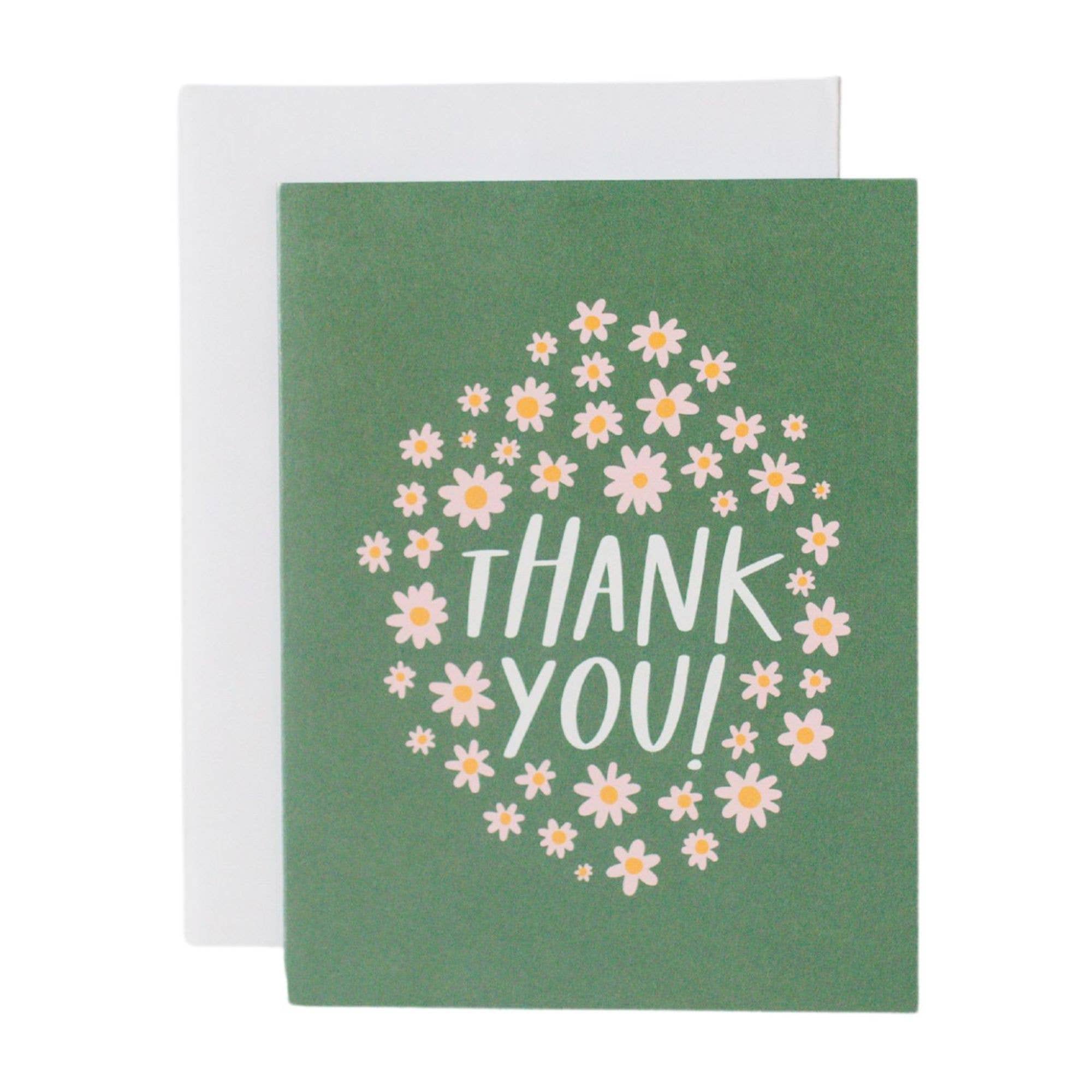 Thank You Daisies Greeting Card