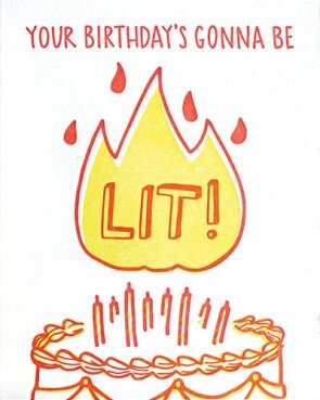 Lit Birthday - One Strange Bird