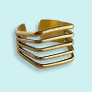 Gold Line Ring: Uncarded