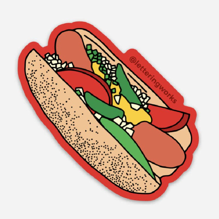 Chicago Hot Dog Sticker