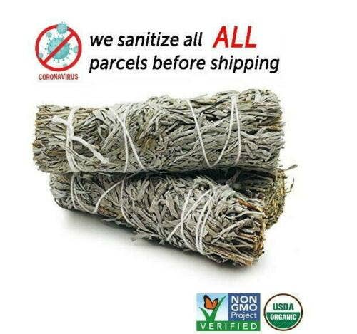 Blue Sage Cali Smudge Stick (1 Sage Bundle, House Cleanse)