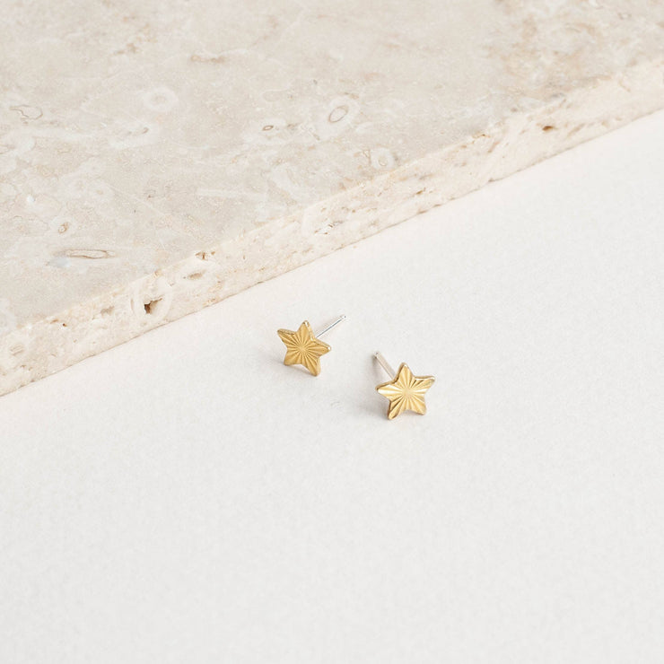Tiny Starburst Star Studs