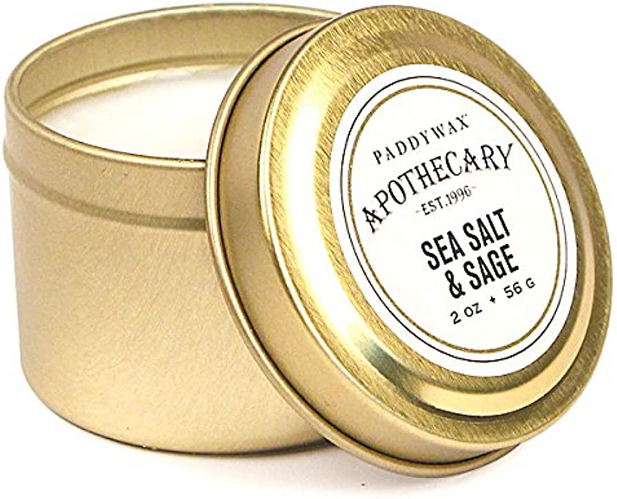 Apothecary 2oz Gold Tin
