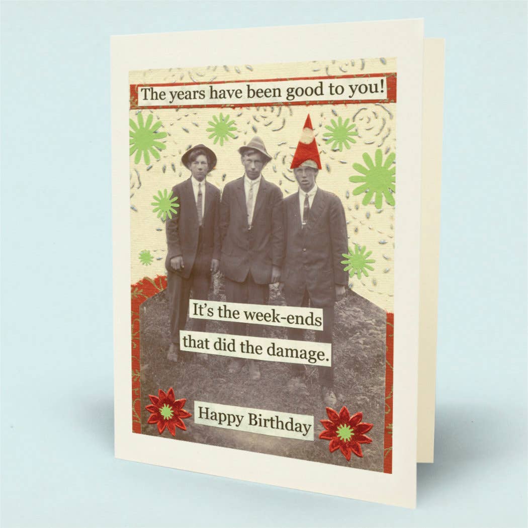 Week-end Damage Card