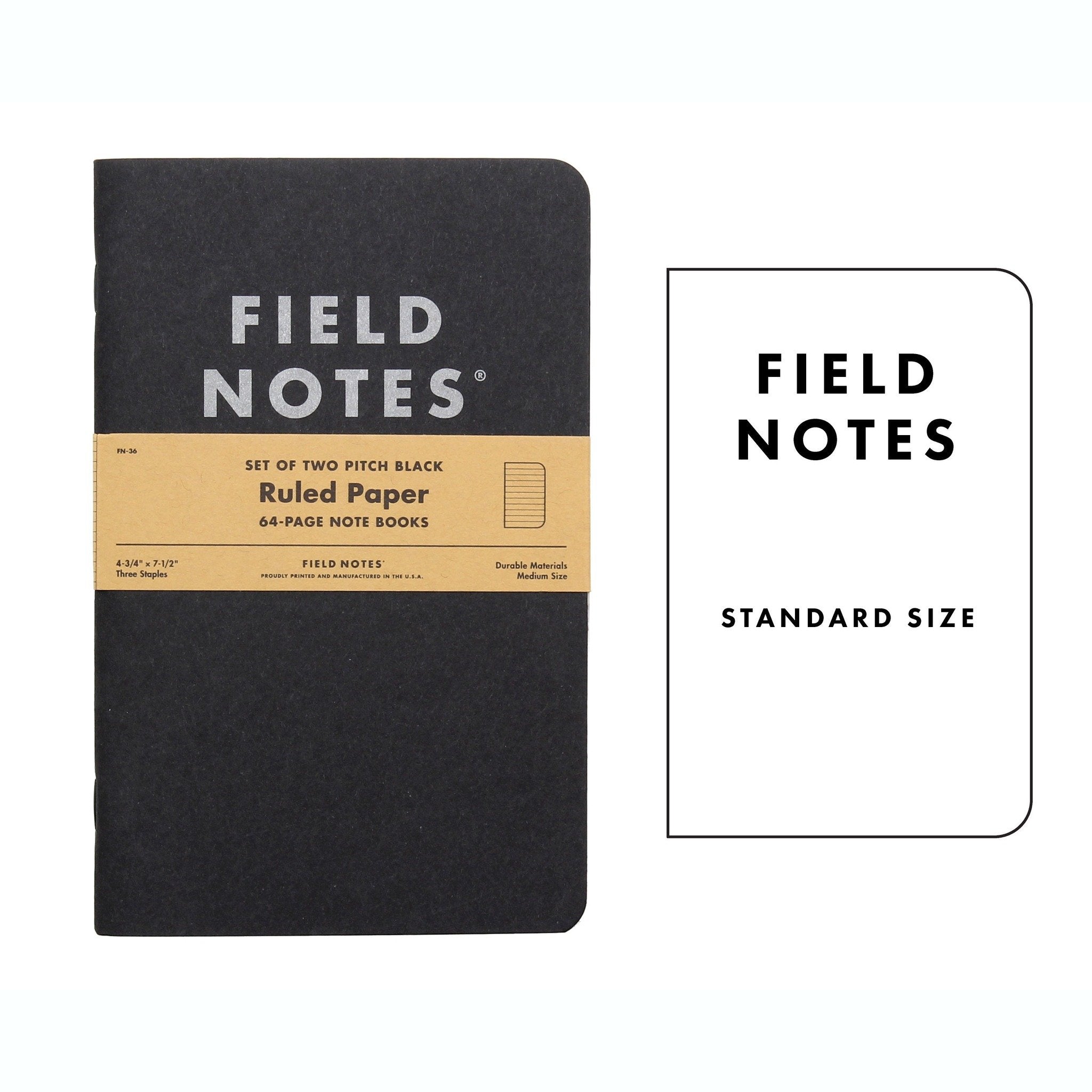 FIELD NOTES - PITCH BLACK MEMO BOOK - One Strange Bird