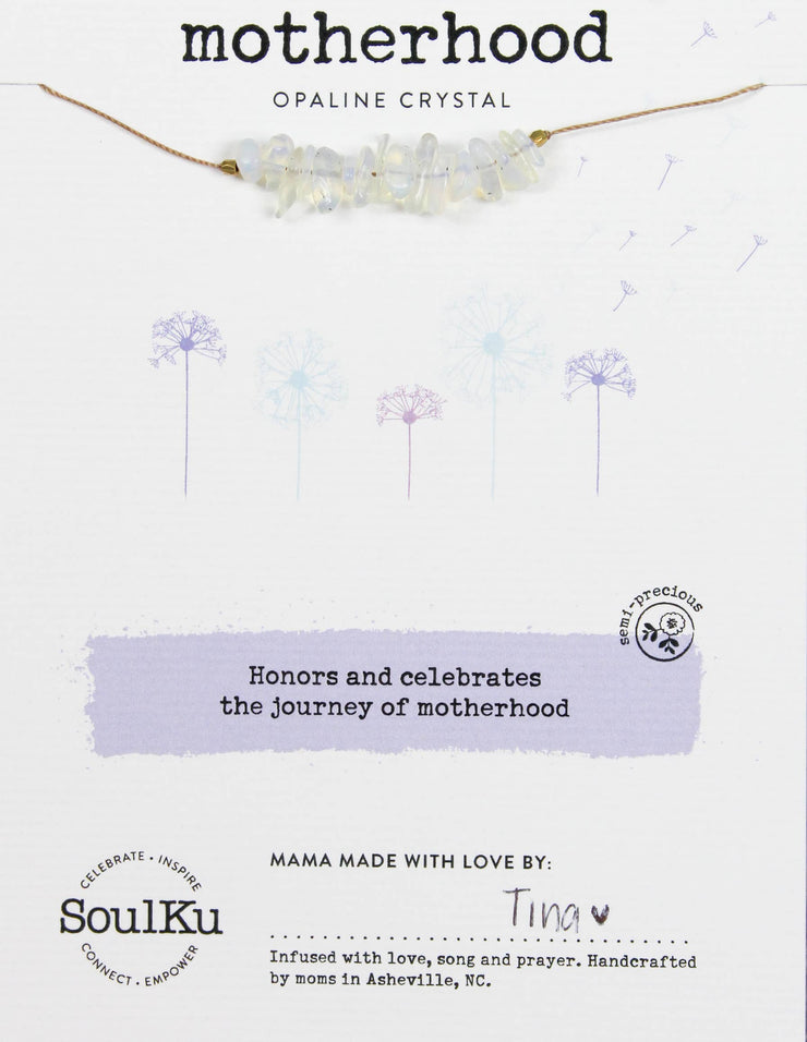 Opaline Seed Necklace for Motherhood - SEED11