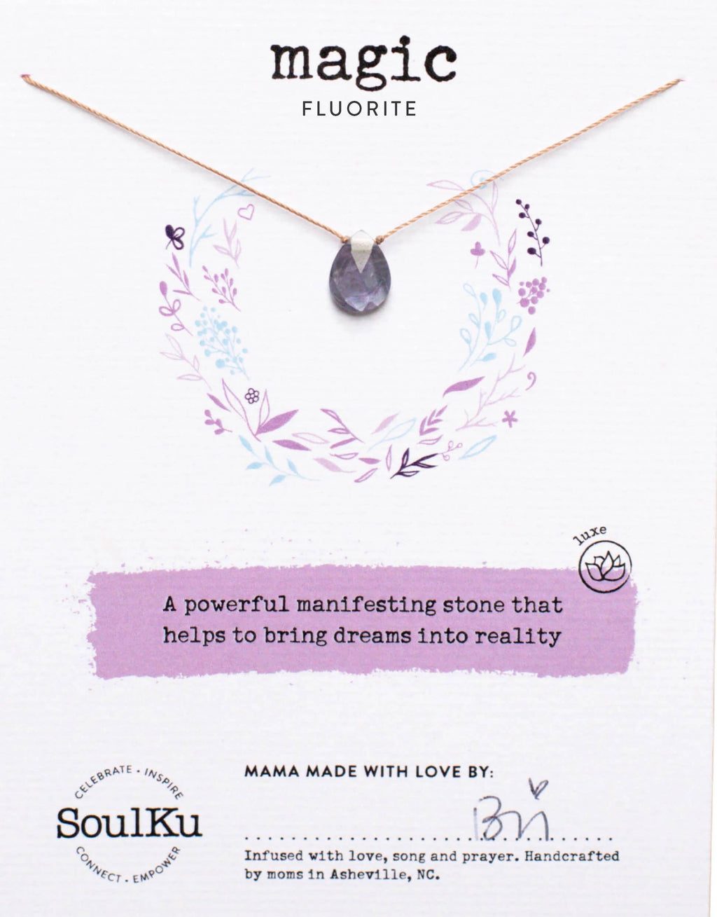 Fluorite Luxe Necklace for Magic - OLOVE34