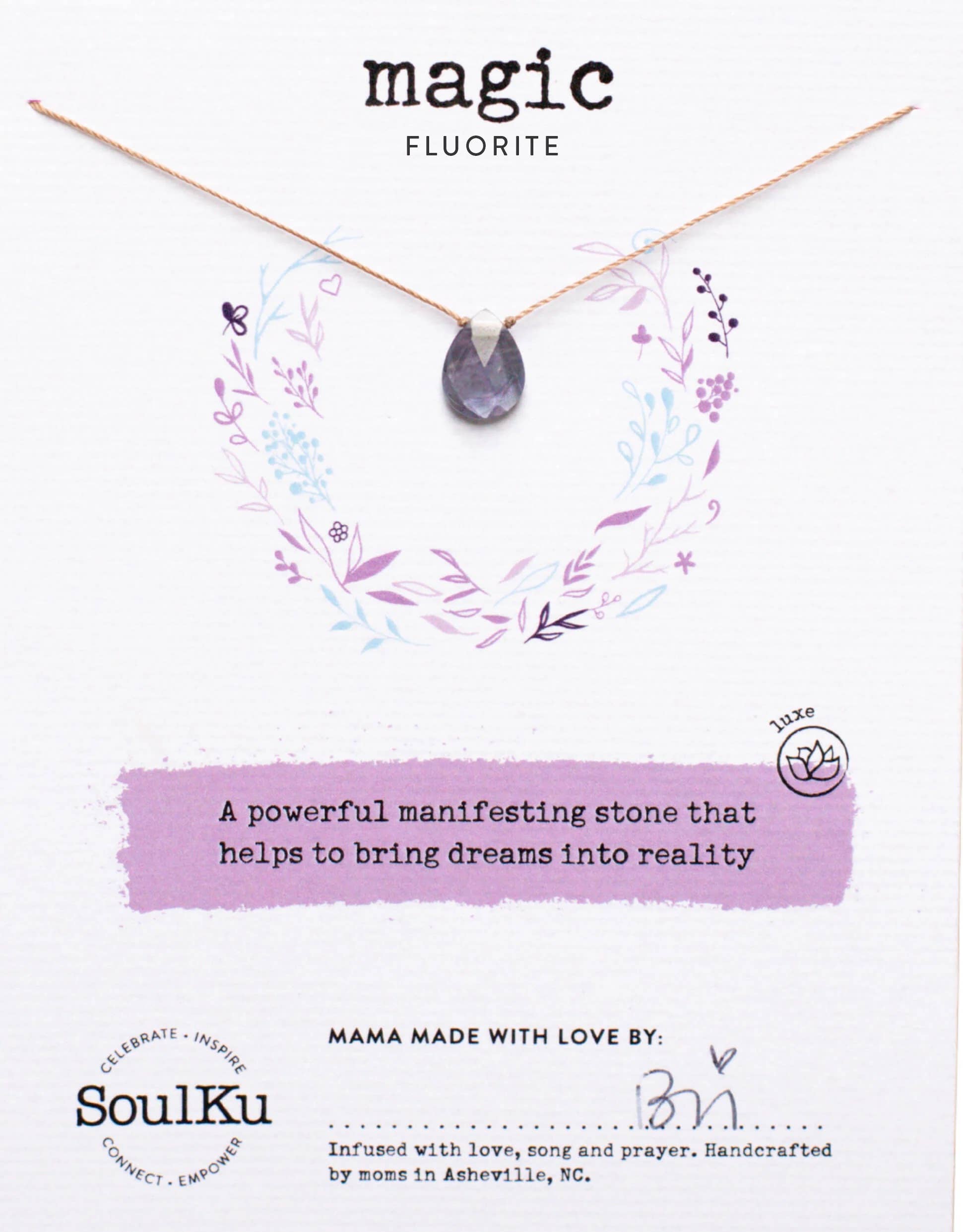 Fluorite Luxe Necklace for Magic - OLOVE34