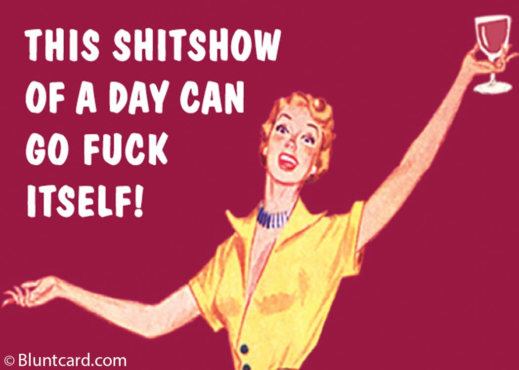 Magnet-This shitshow of a day can go fuck itself! - One Strange Bird