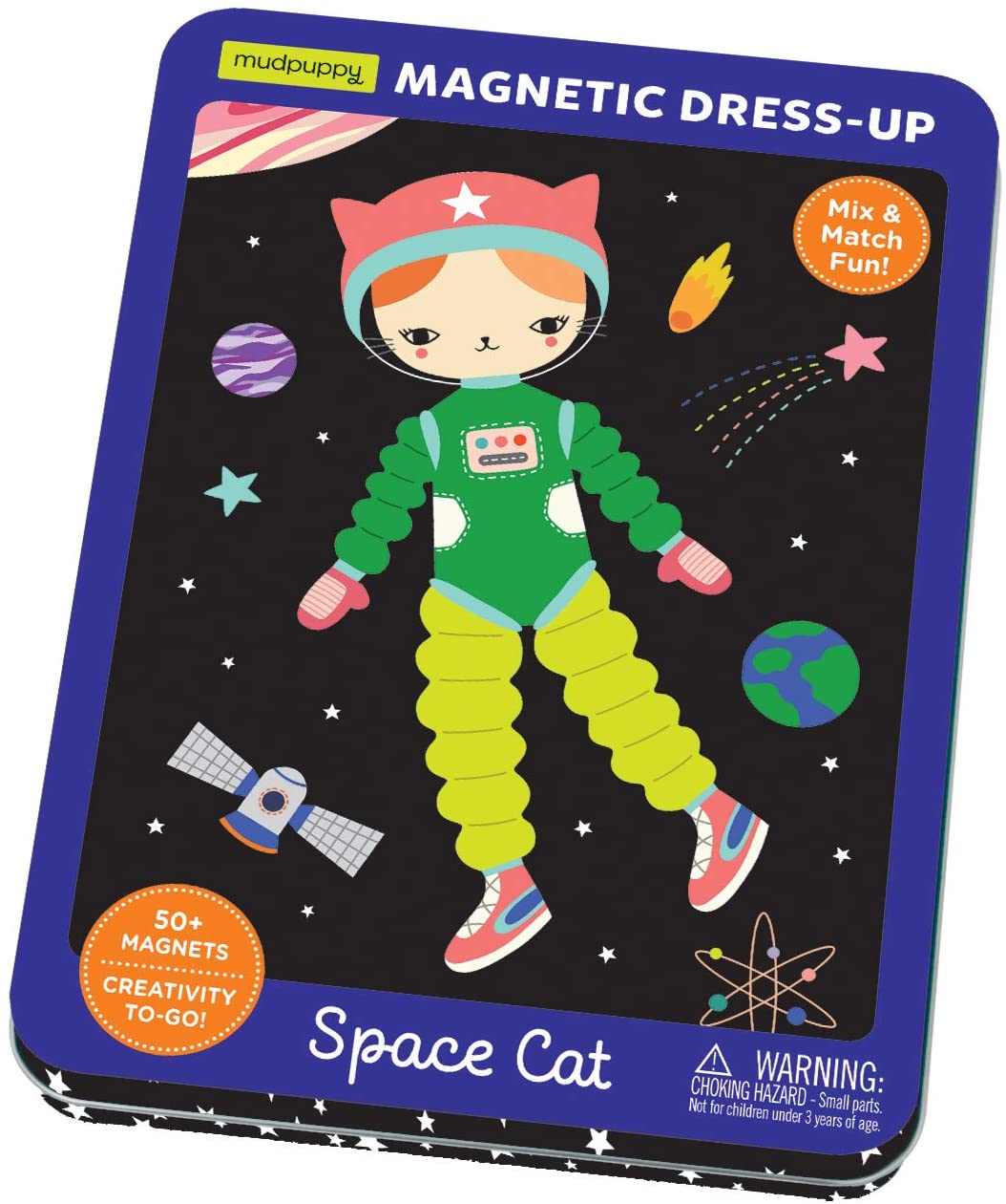 Mudpuppy Space Cat Magnetic Tin - One Strange Bird