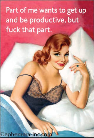 MAGNET: Part of me wants to get up