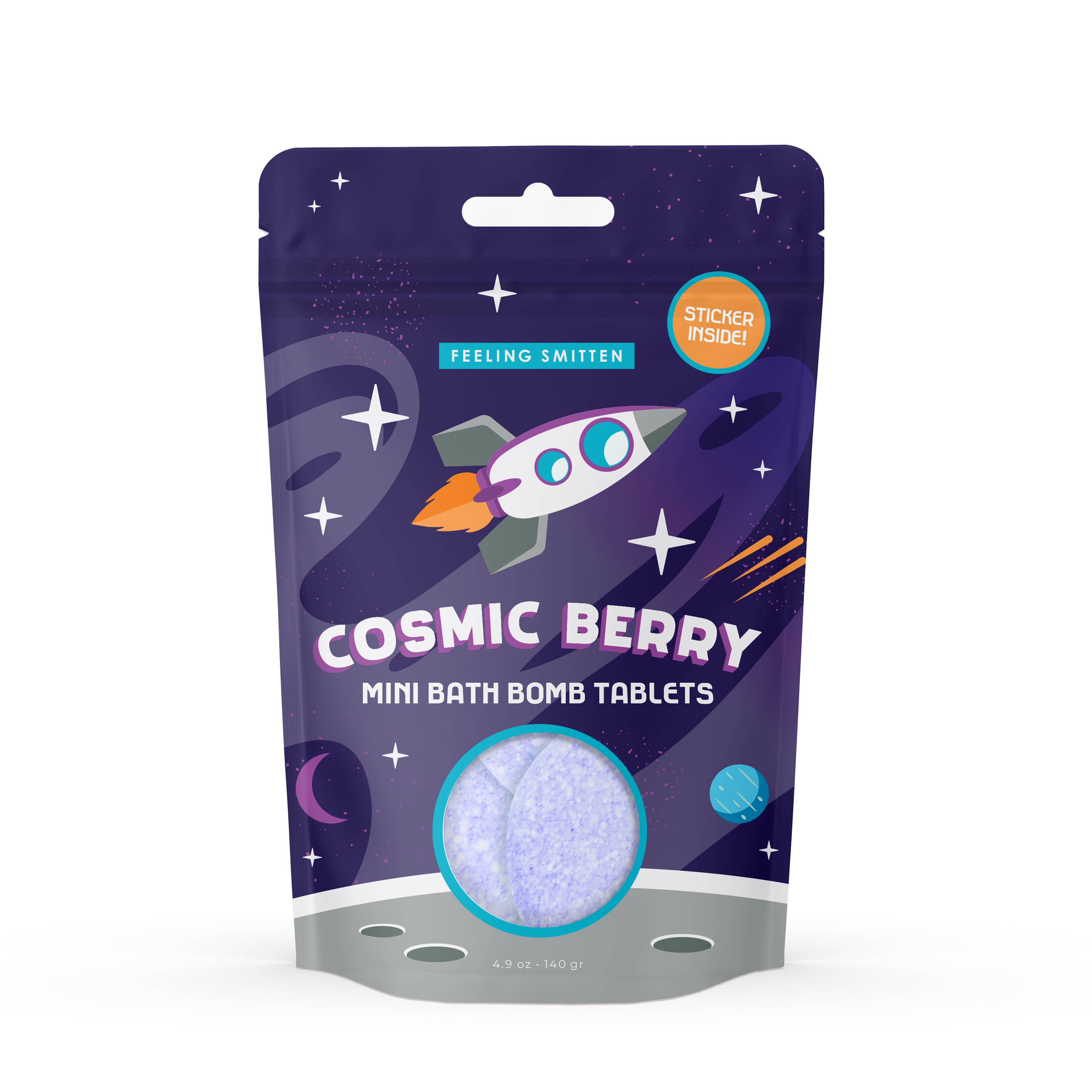 Kids Cosmic Berry Bath Bomb Tablets – One Strange Bird