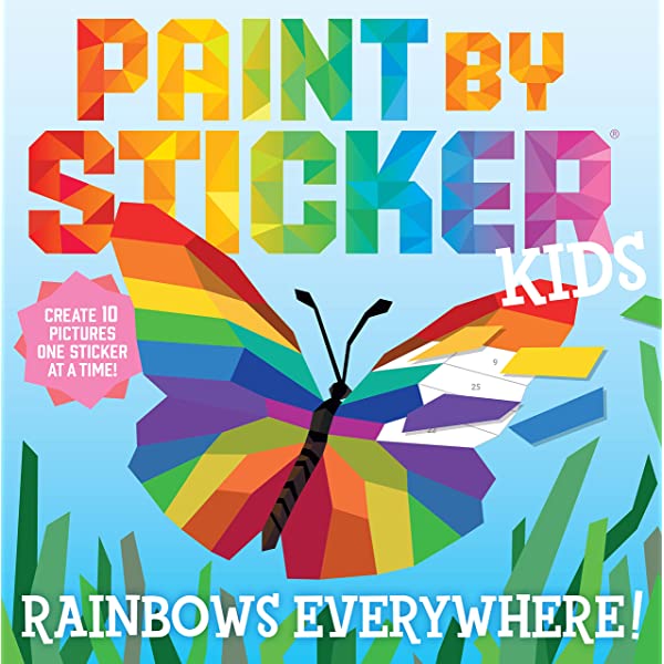 Paint by Stickers: Rainbows Everywhere!