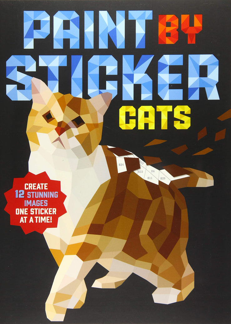 Paint by sticker cats - One Strange Bird
