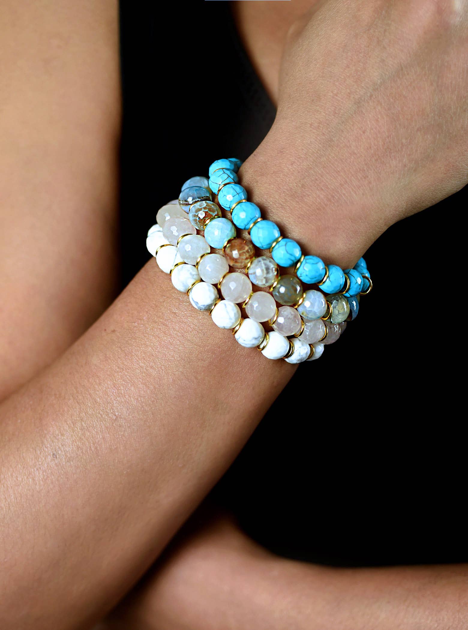 Stretchable Beaded Bracelet w/Links - One Strange Bird