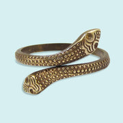 Gold Snake Ring: Carded