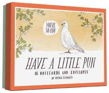 Have a Little Pun Notecards - One Strange Bird