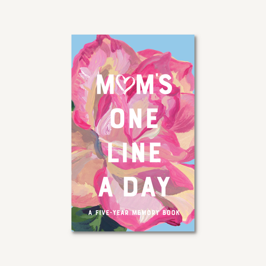 Mom's Floral One Line a Day: A Five-Year Memory Book