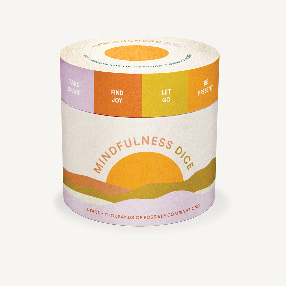 Mindfulness Dice 6 Dice, Thousands of Possible Combinations! - One Strange Bird