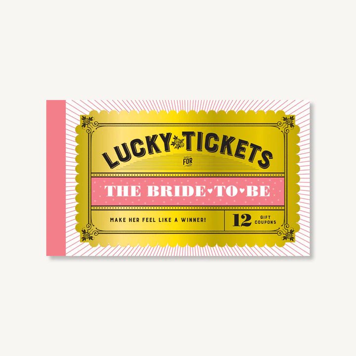 Lucky Tickets for the Bride to Be