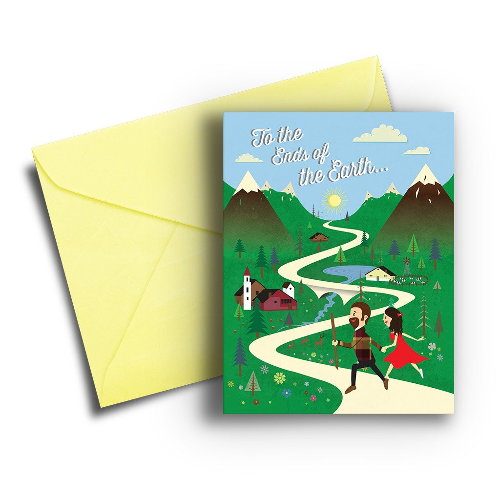 Ends of the Earth Anniversary Card - One Strange Bird