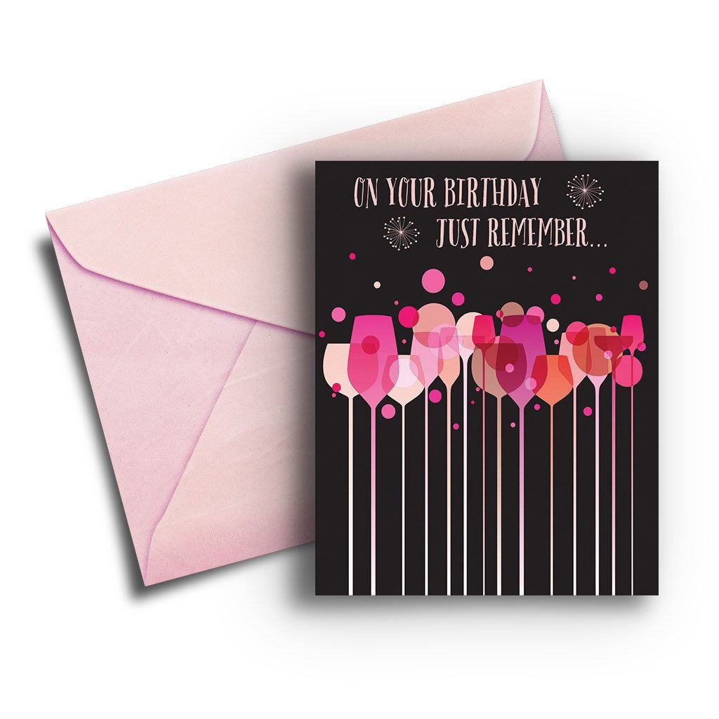 Speaking in Cursive Birthday Card - One Strange Bird