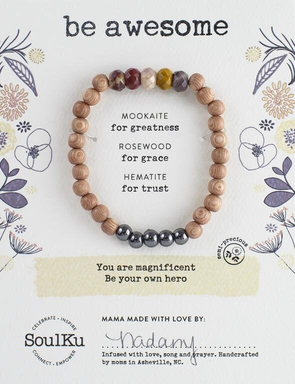 MOOKAITE BE YOUR OWN HERO BRACELET FOR BE AWESOME - One Strange Bird