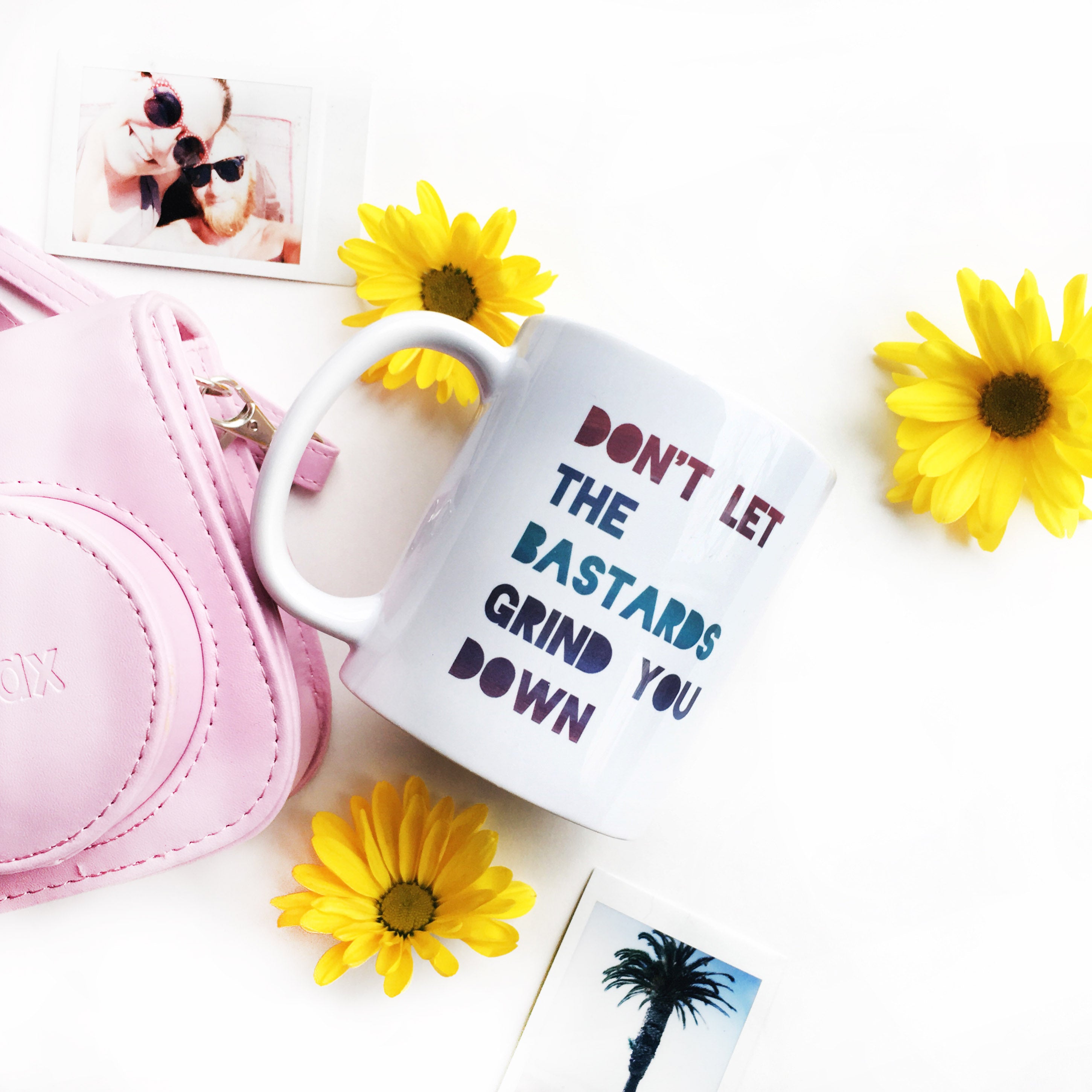 Don't Let the Bastards Grind You Down, The Handmaid's Tale Mug - One Strange Bird