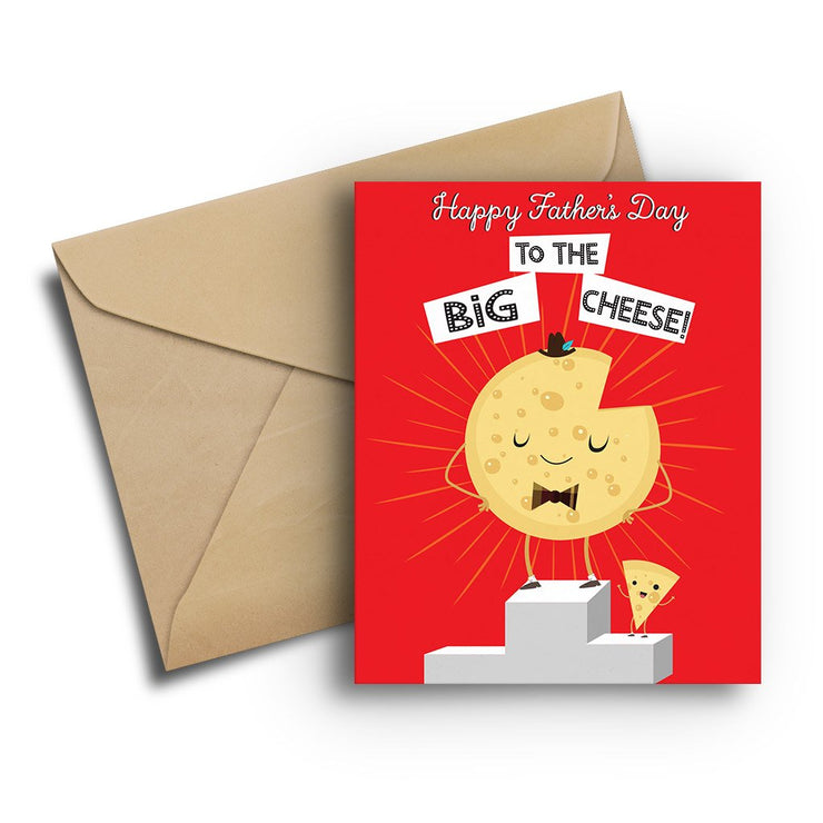 Big Cheese Father's Day Card - One Strange Bird