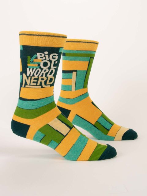 Big Ol' Word Nerd W-Crew Socks