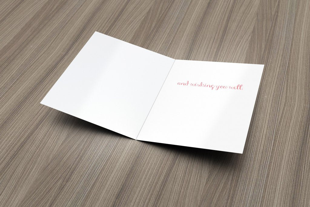 Flower Get Well Card - One Strange Bird