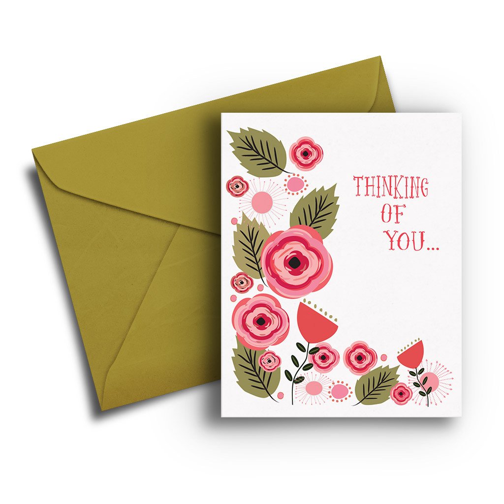 Flower Get Well Card - One Strange Bird