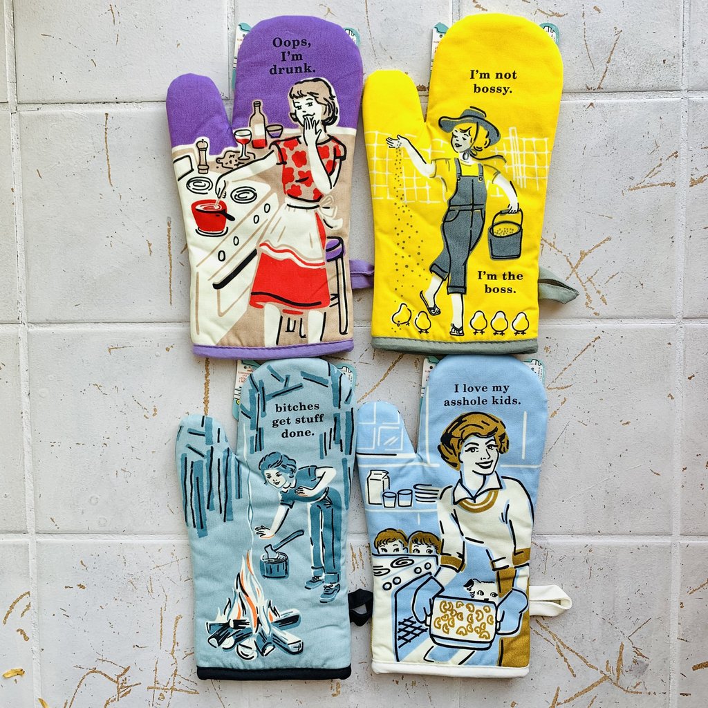 Humor Oven Mitts - One Strange Bird