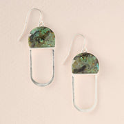 Modern Stone Chandelier Earrings