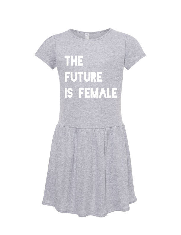Future is Female Kids Dress - One Strange Bird