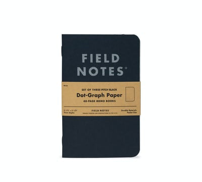 FIELD NOTES - PITCH BLACK MEMO BOOK - One Strange Bird