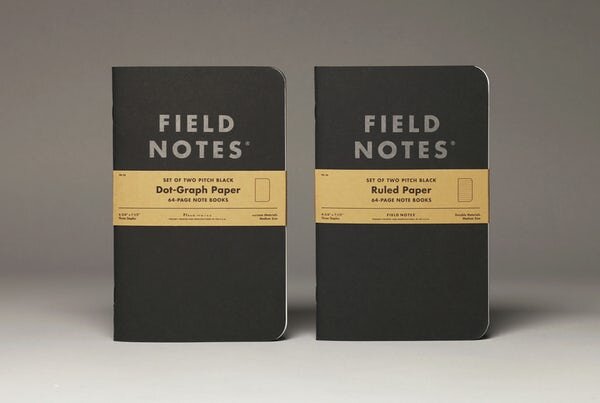 FIELD NOTES - PITCH BLACK MEMO BOOK - One Strange Bird