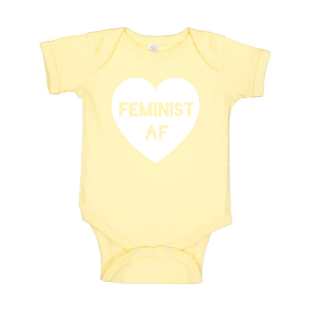 Feminist AF  Onesie - One Strange Bird