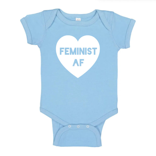 Feminist AF  Onesie - One Strange Bird