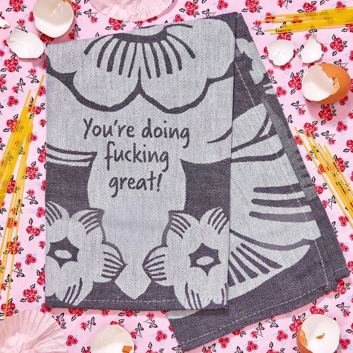 Humor Dish Towels - One Strange Bird