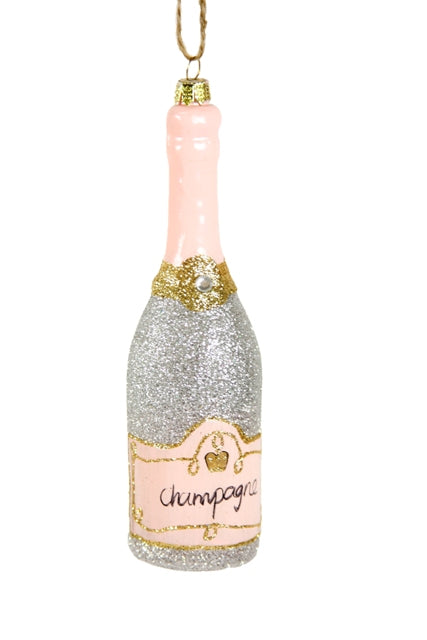 GLITTERED CHAMPAGNE- Ornaments - One Strange Bird