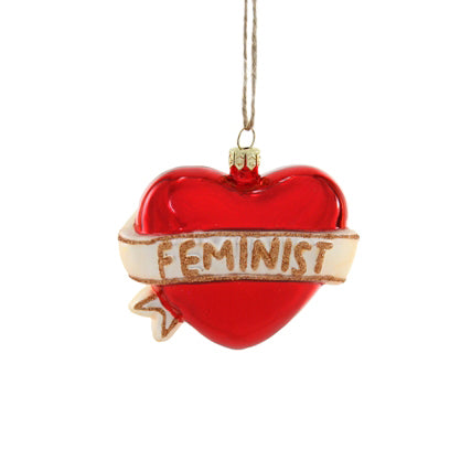 Feminist Heart - Ornaments - One Strange Bird