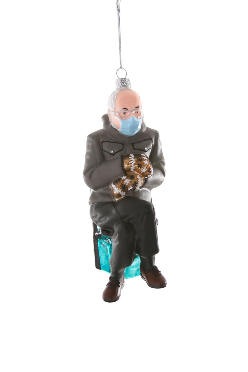 Bernie With Mittens - Ornament