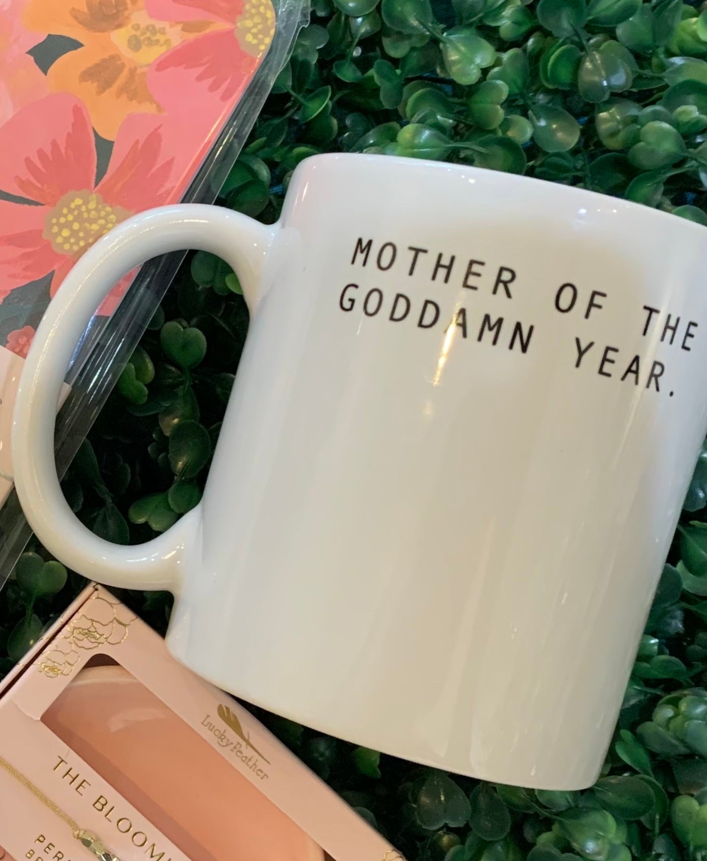 mother of the goddamn year mug - One Strange Bird