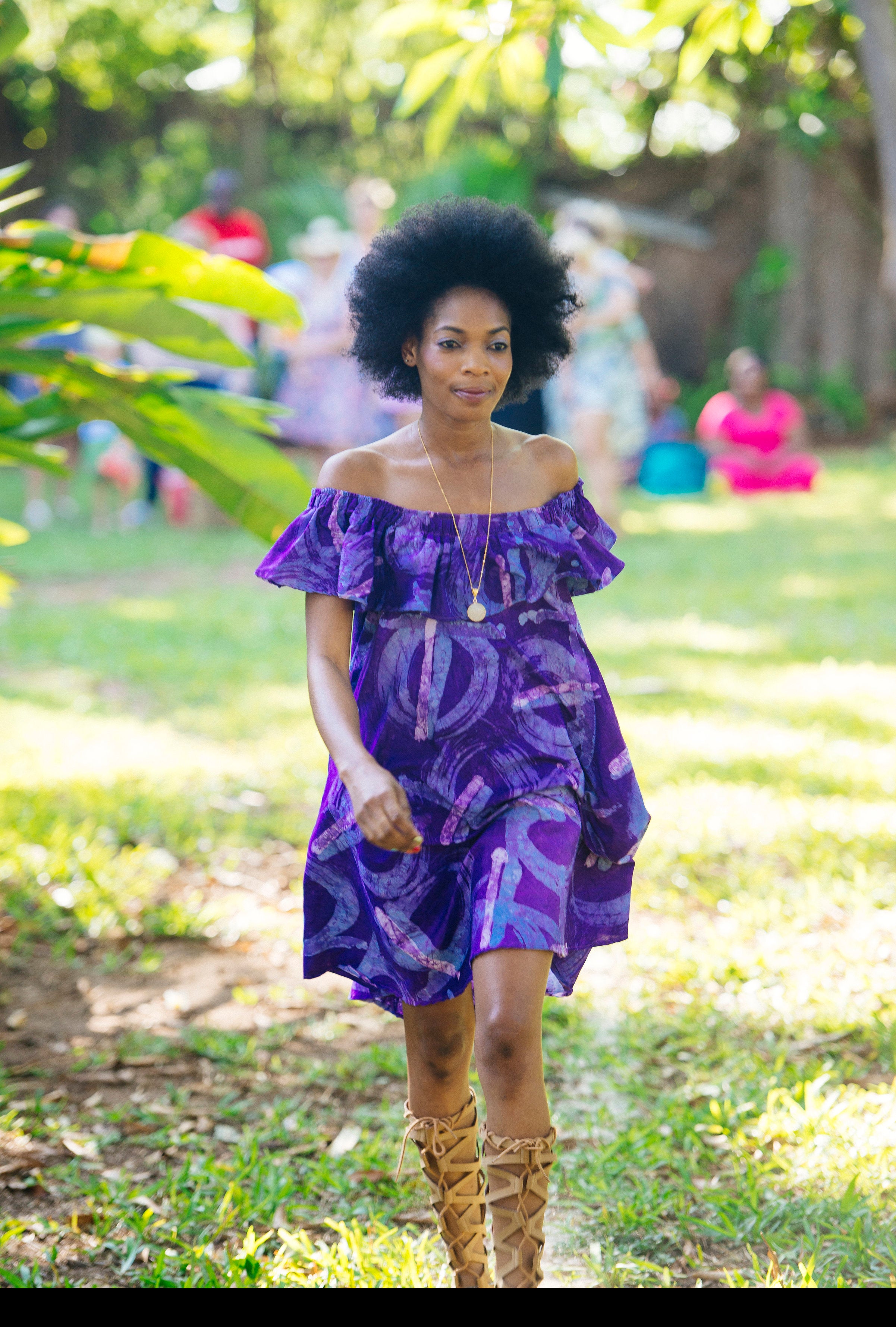 Circle Stone Necklace