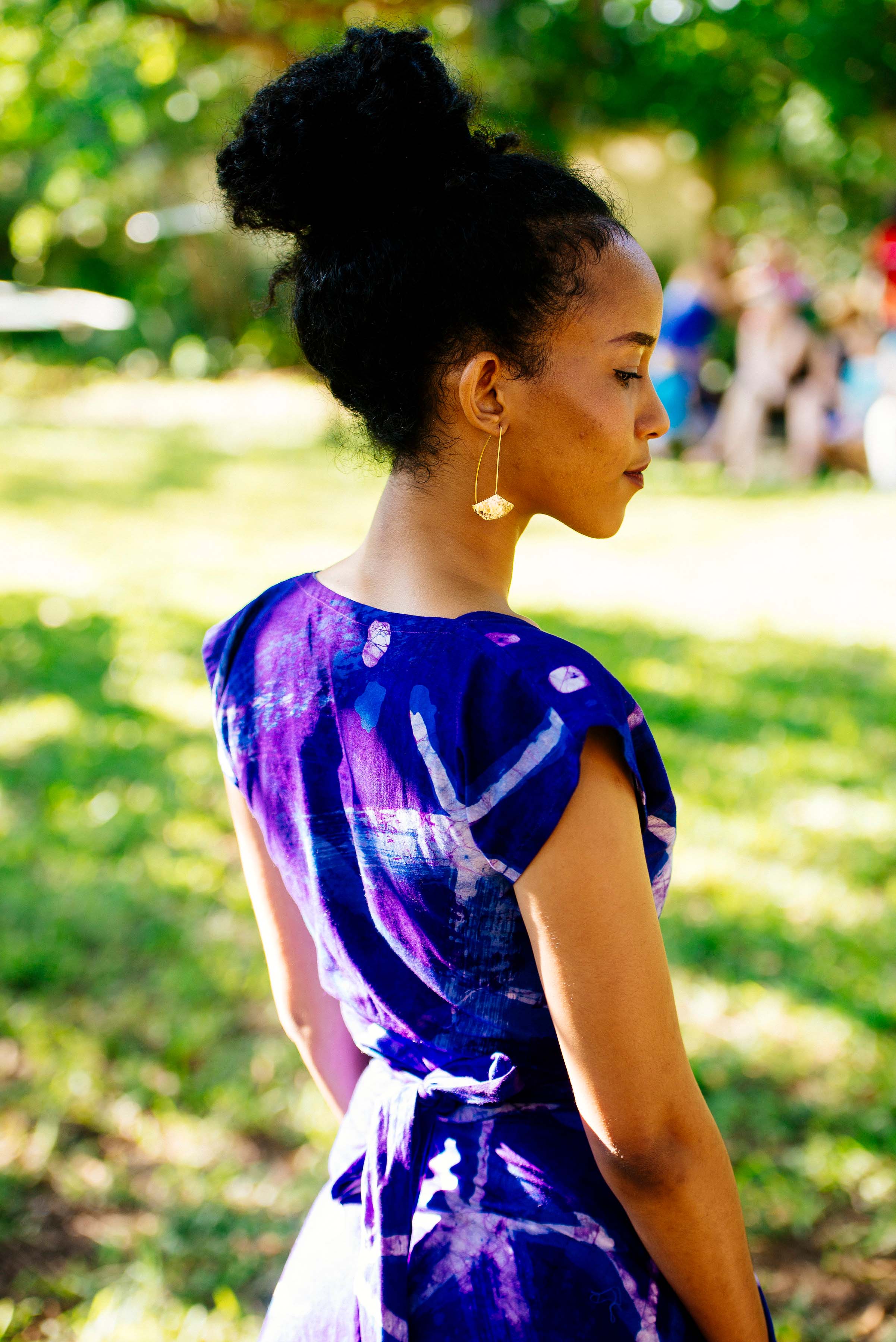 Hanging Hammered earrings