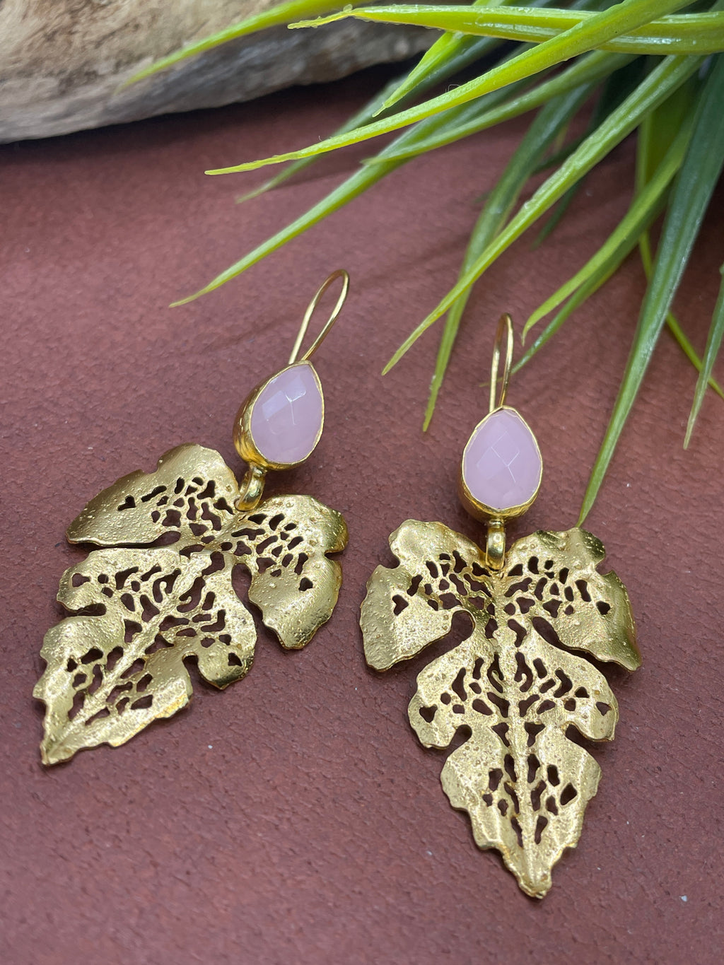Large Leaf Earring