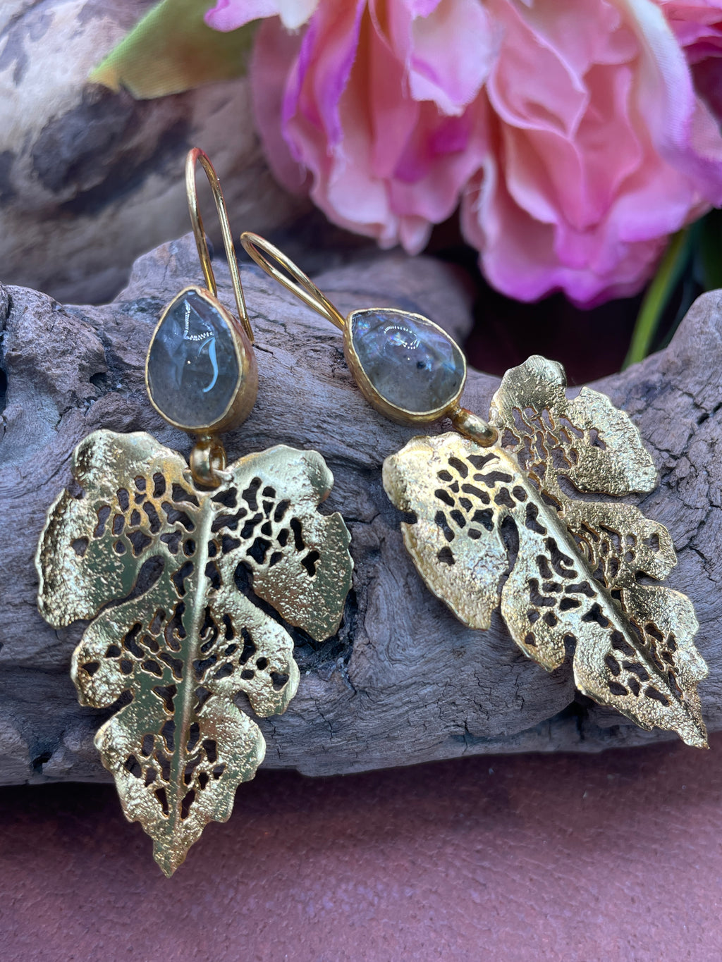 Large Leaf Earring
